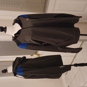 4/$80 New Dark Gray Track Jacket - Size Large